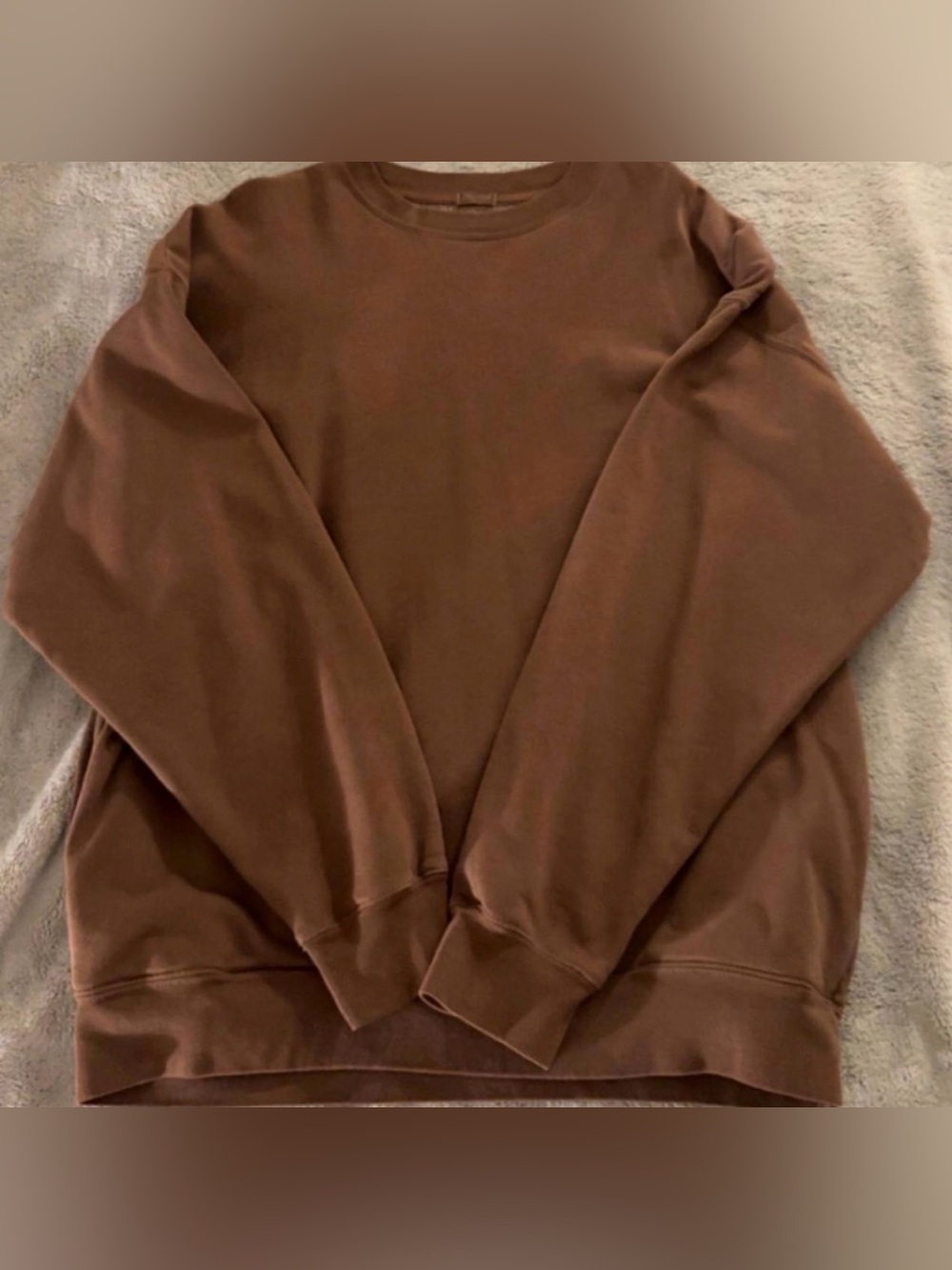 Brandy Melville Brown Crewneck Sweatshirt
